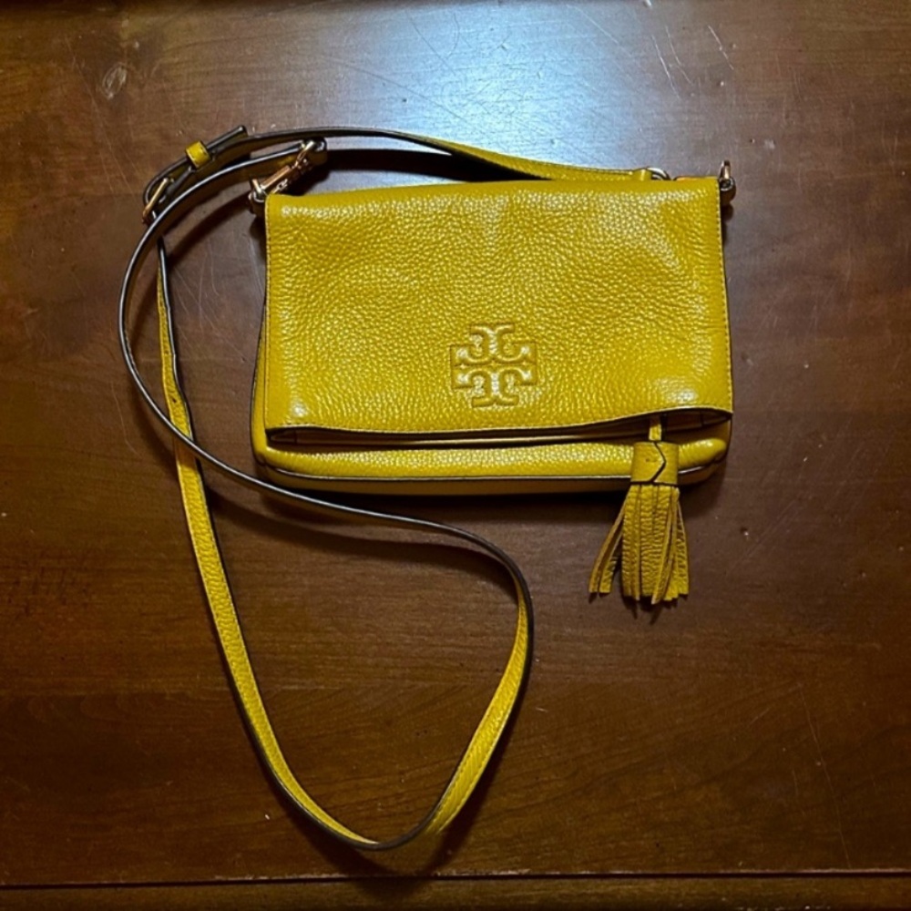 Tory Burch Yellow Crossbody Bag